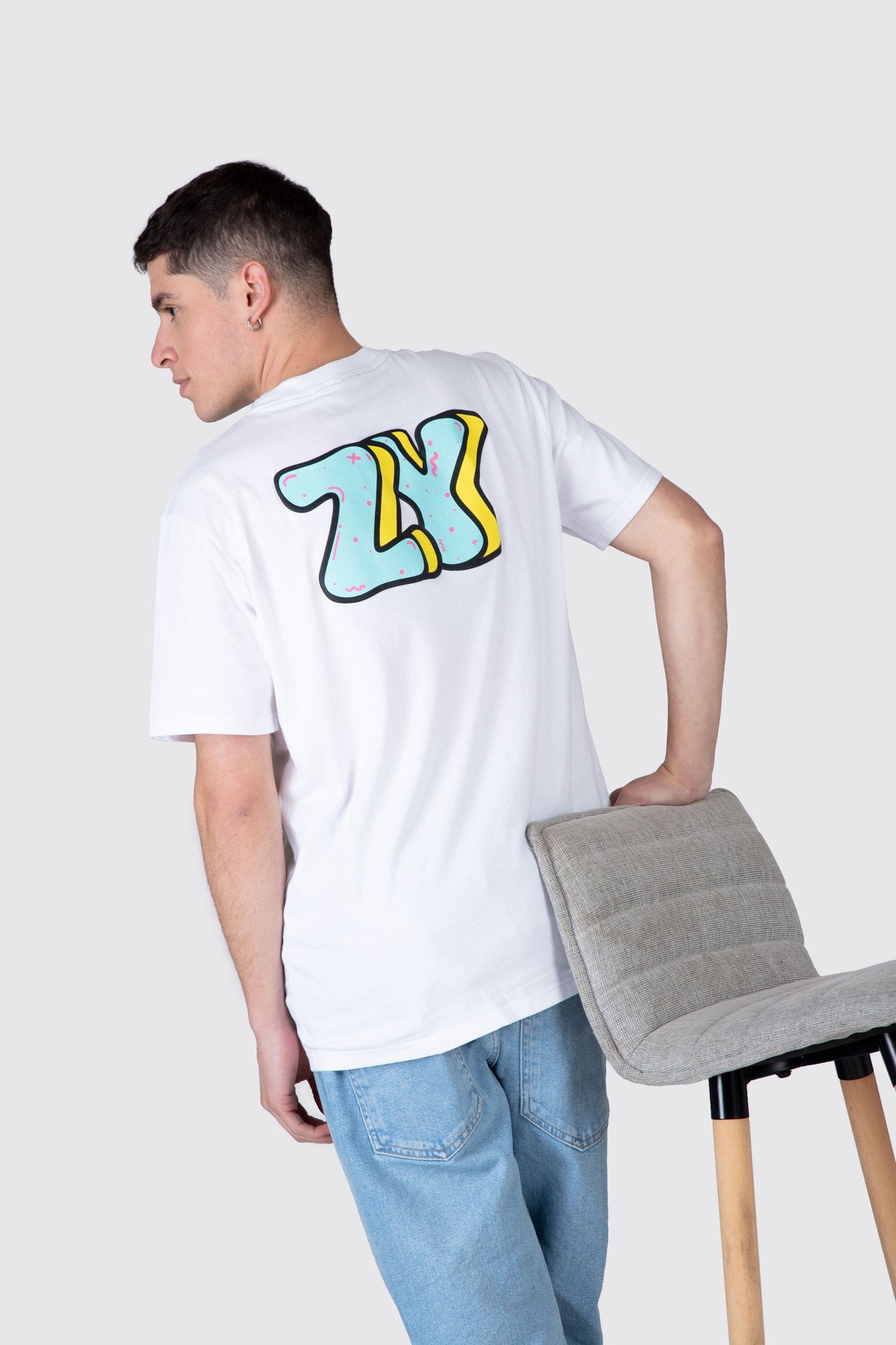 Polera M/C Zoonuts Blanco Zoo York