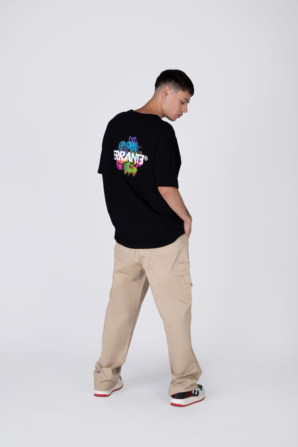 Polera Manga Corta That Way Negro ERRANTE
