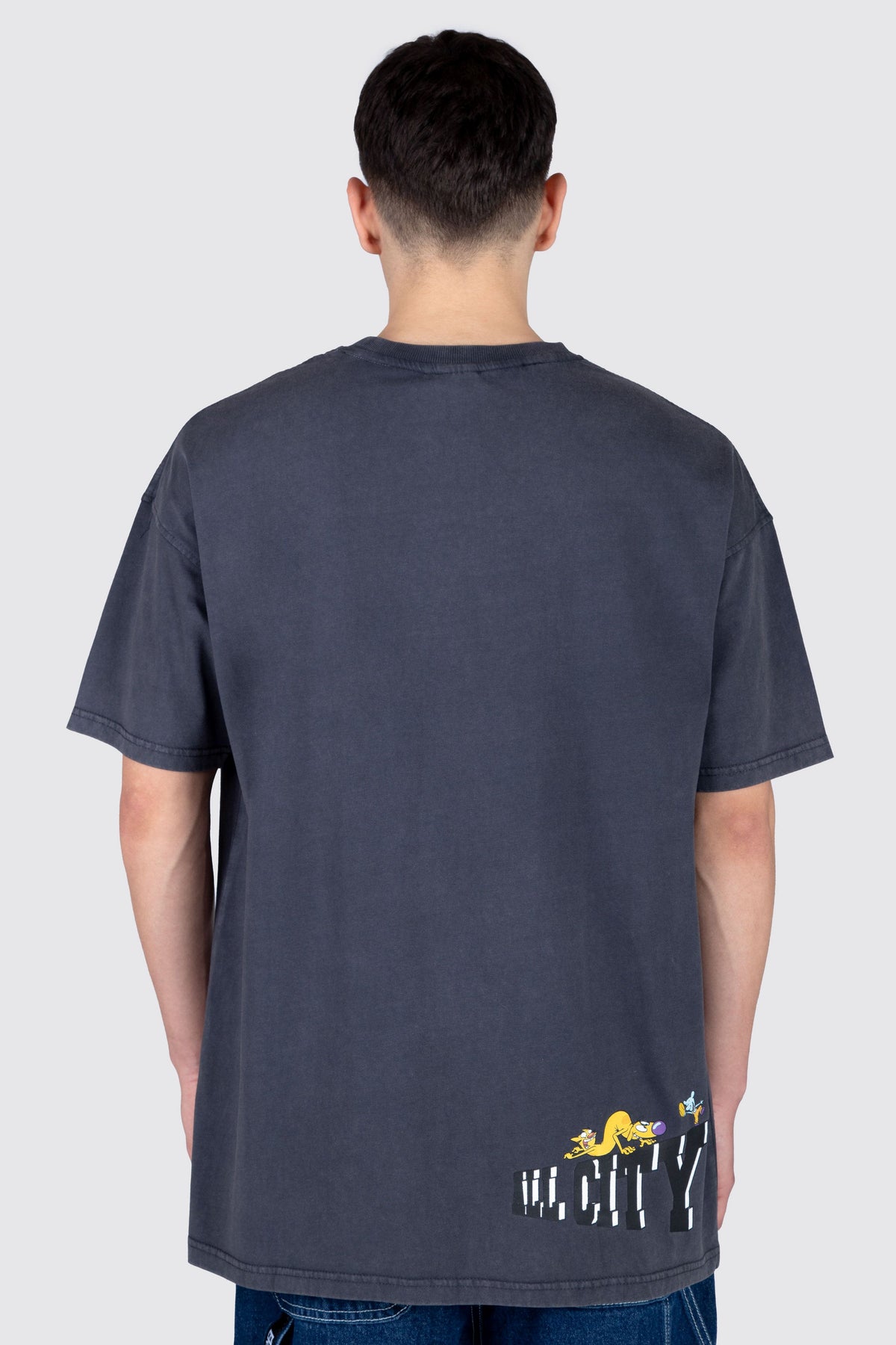 Polera M/C Catdog Catch It Gris ERRANTE