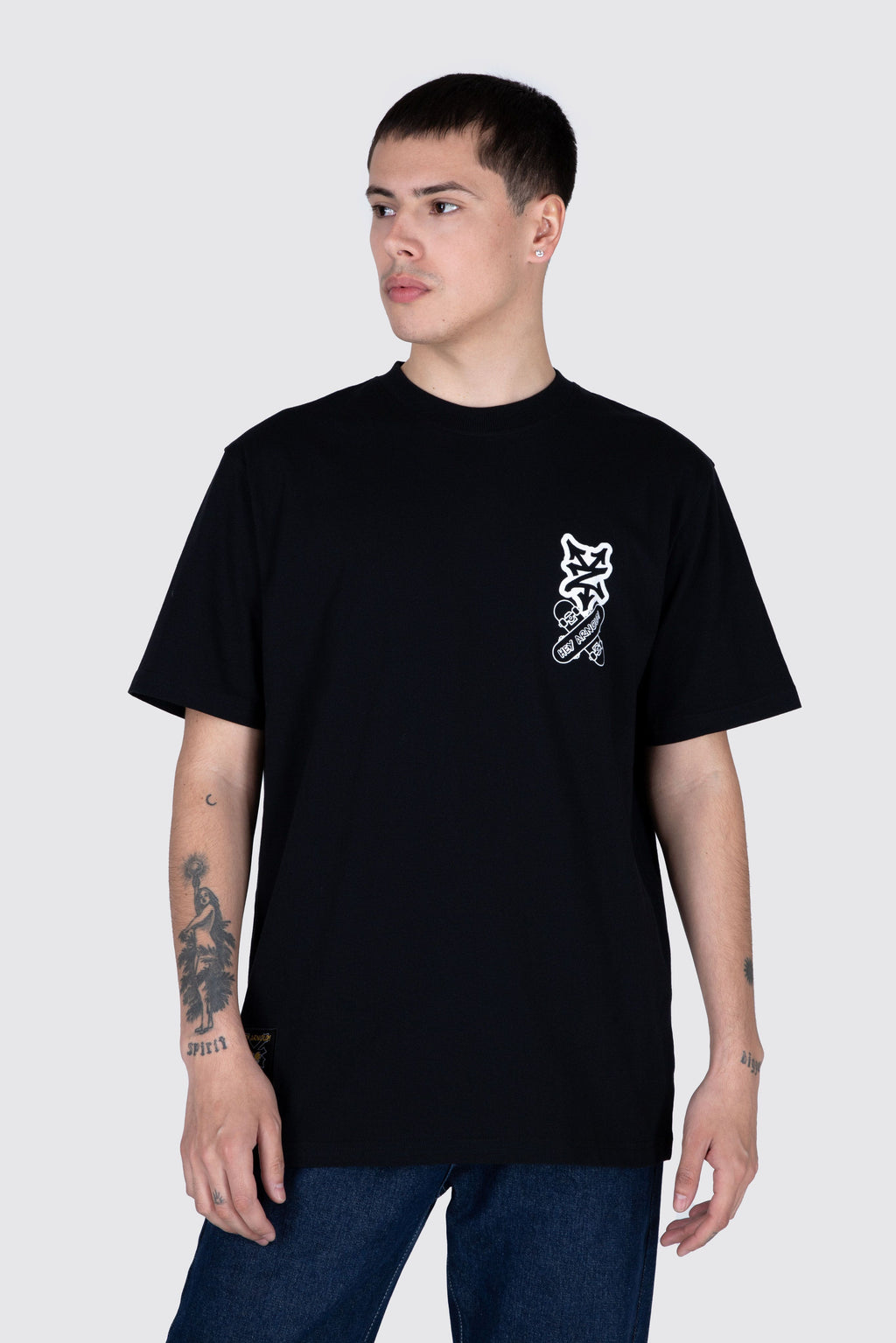 Polera M/C Arnold City Negro Zoo York
