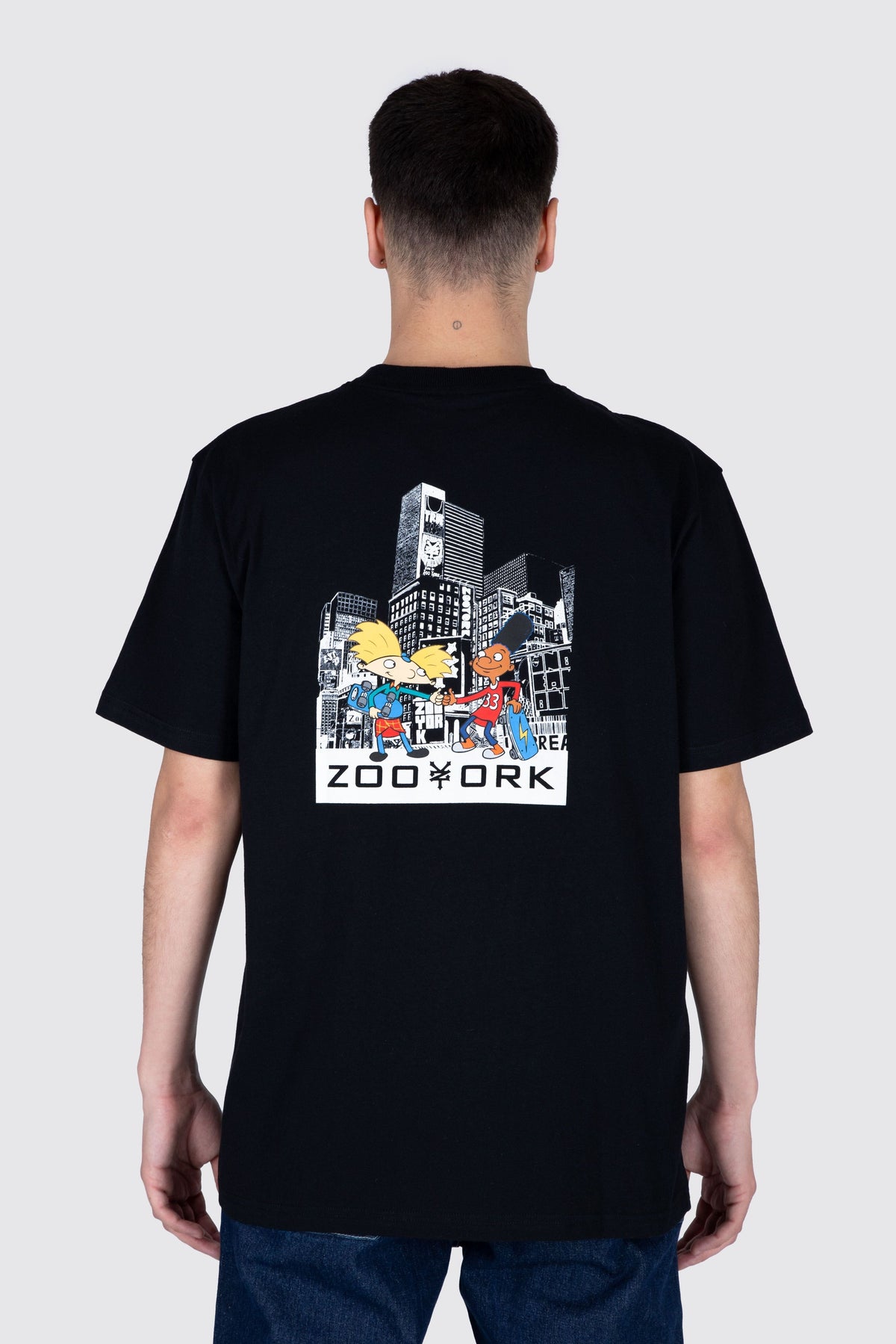 Polera M/C Arnold City Negro Zoo York