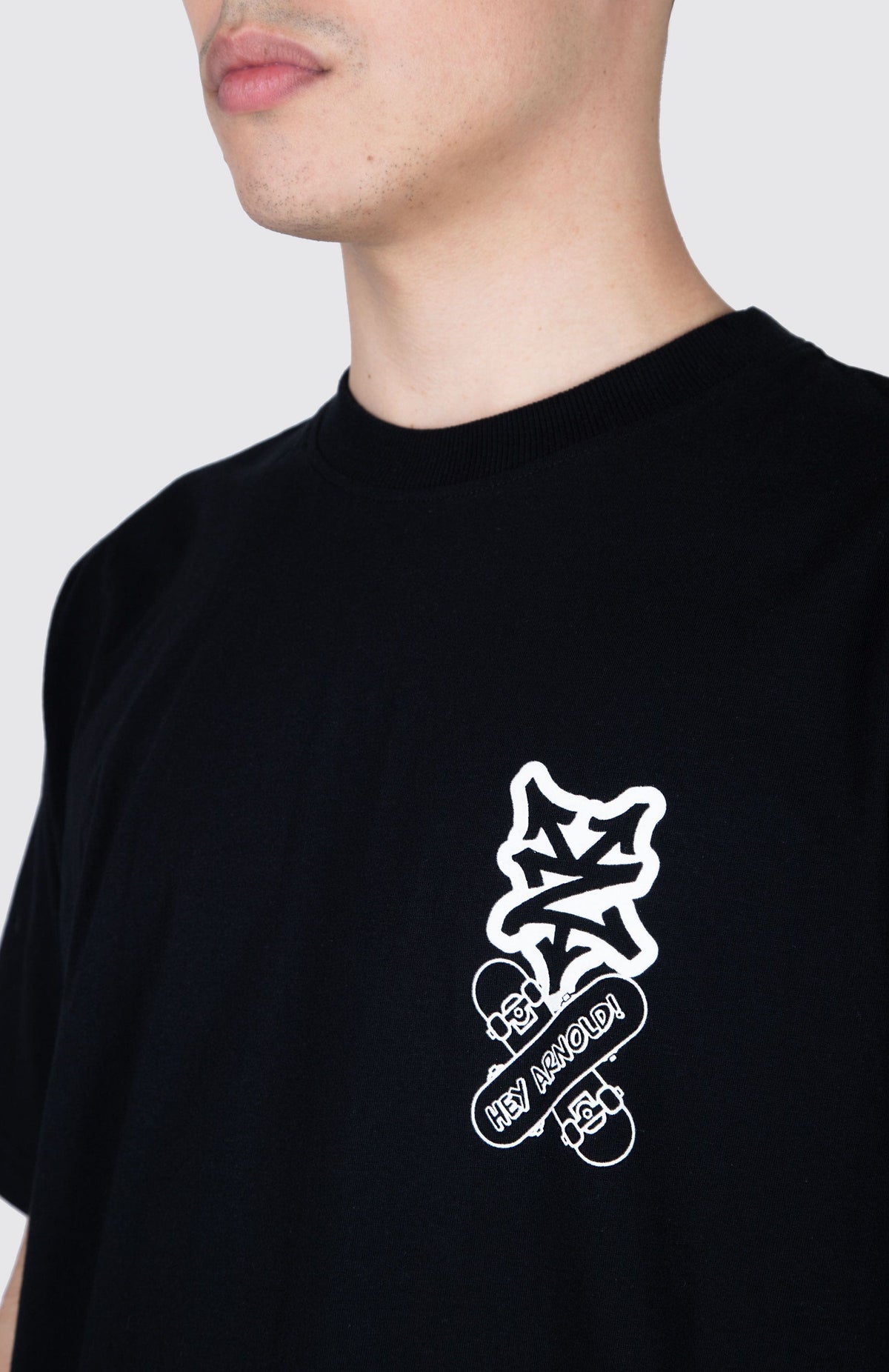 Polera M/C Arnold City Negro Zoo York