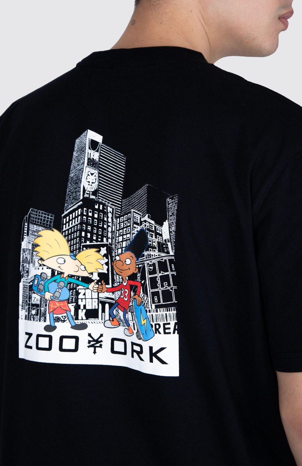 Polera M/C Arnold City Negro Zoo York