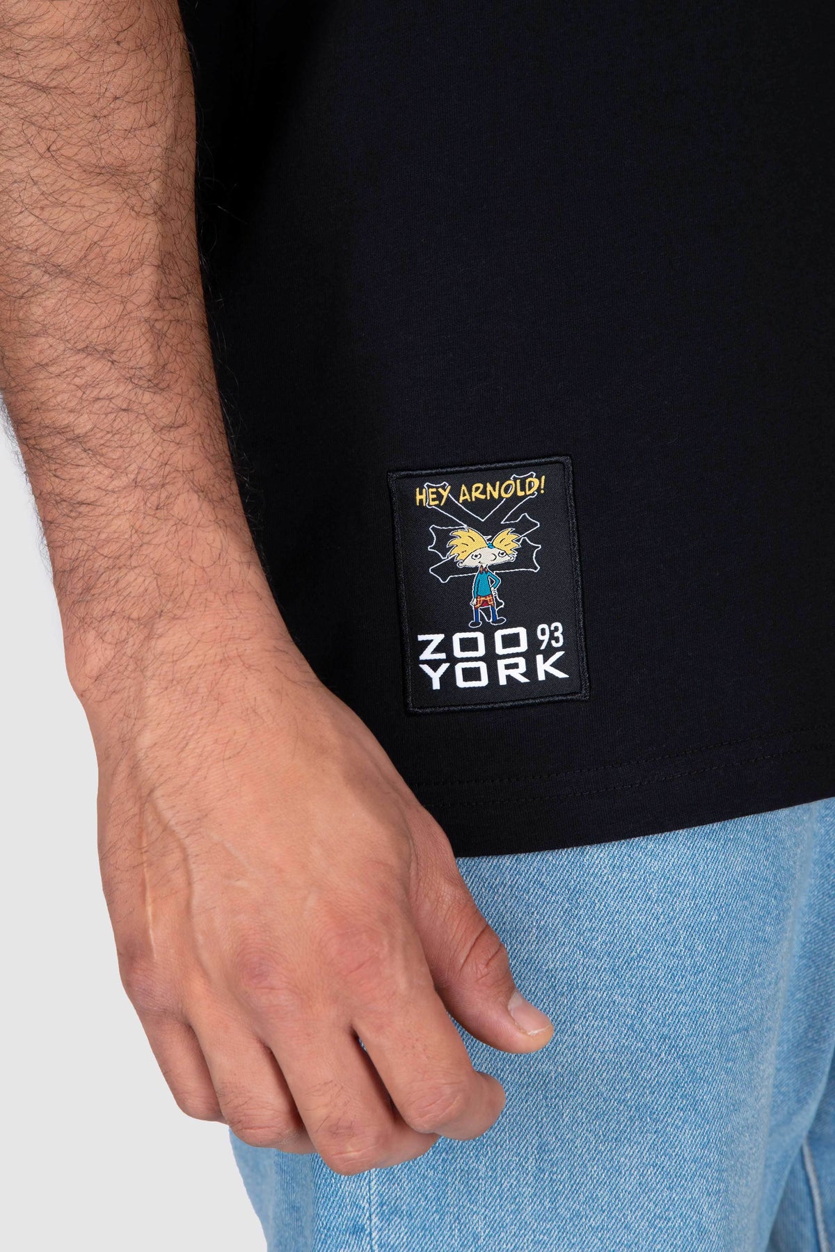 Polera M/C Arnold World Street Negro Zoo York