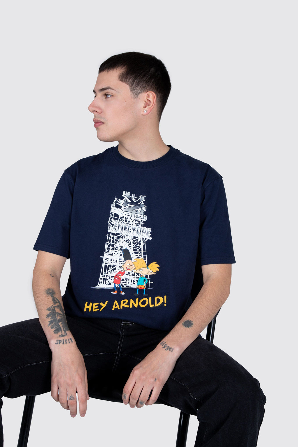 Polera M/C Arnold Never Sleep Azul Zoo York