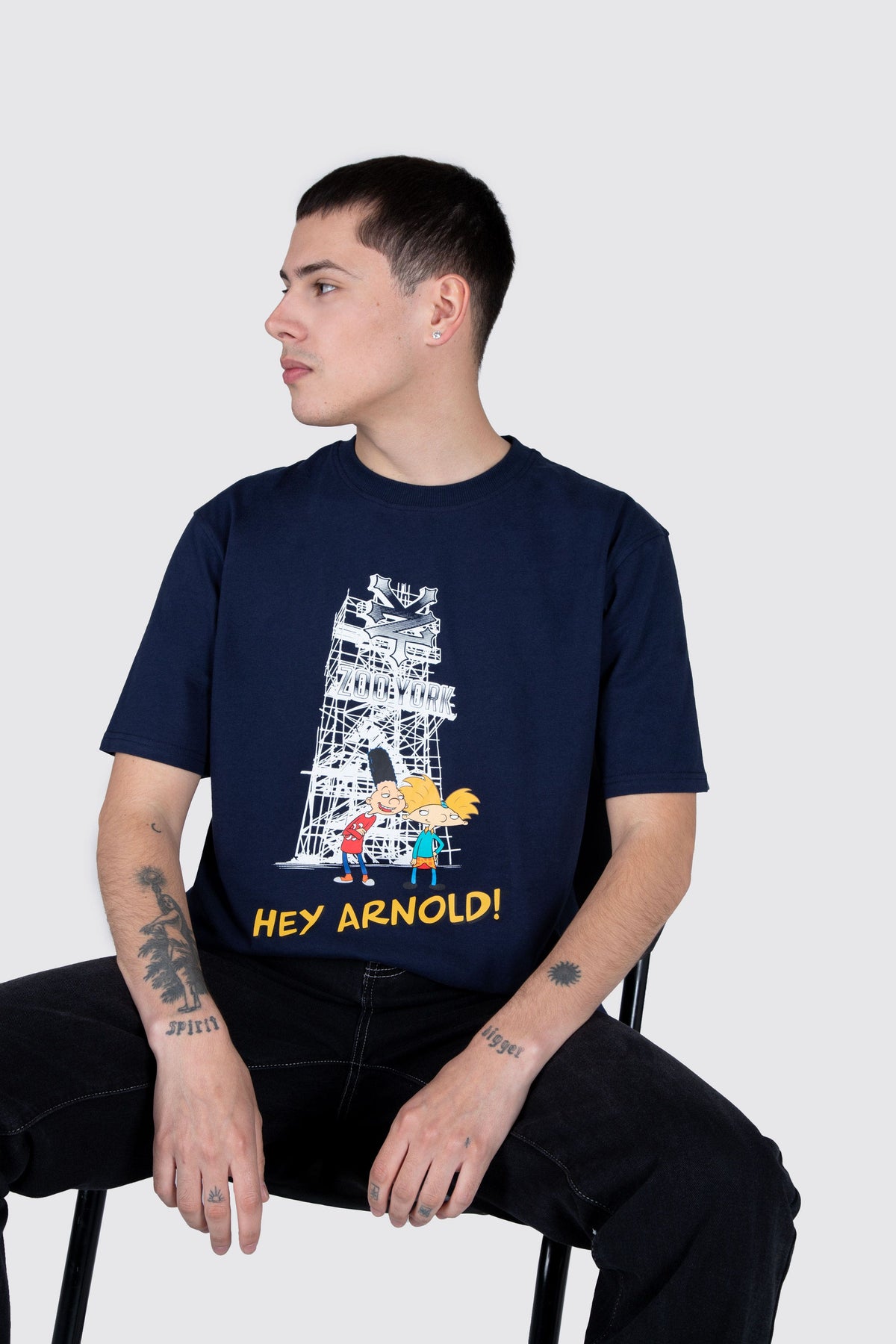 Polera M/C Arnold Never Sleep Azul Zoo York