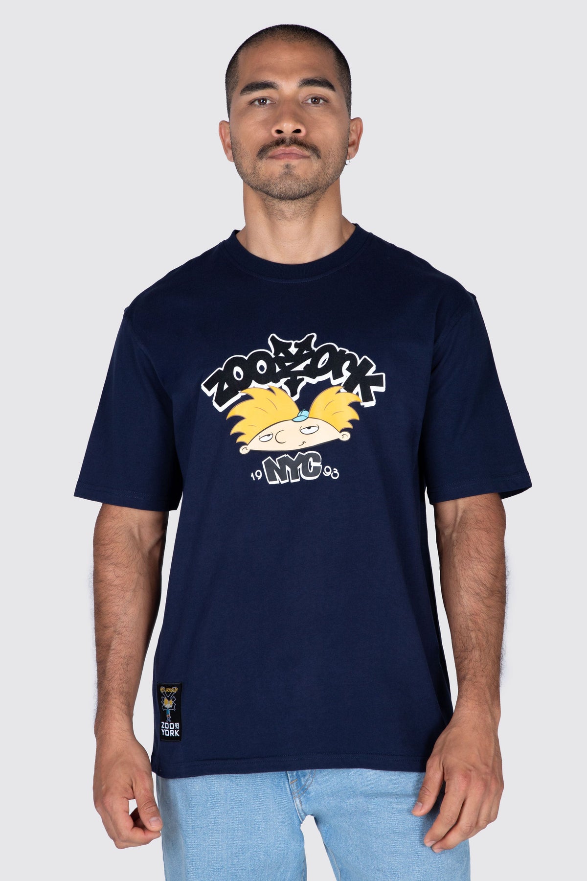 Polera M/C Arnold Ball Head Azul Zoo York
