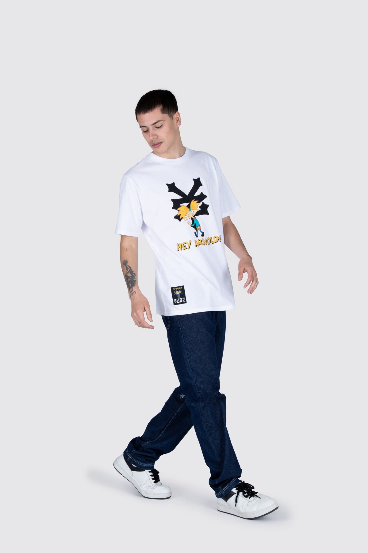 Polera M/C Arnold Friendship Blanco Zoo York