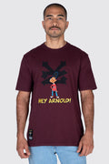 Polera M/C Arnold Friendship Burdeo Zoo York