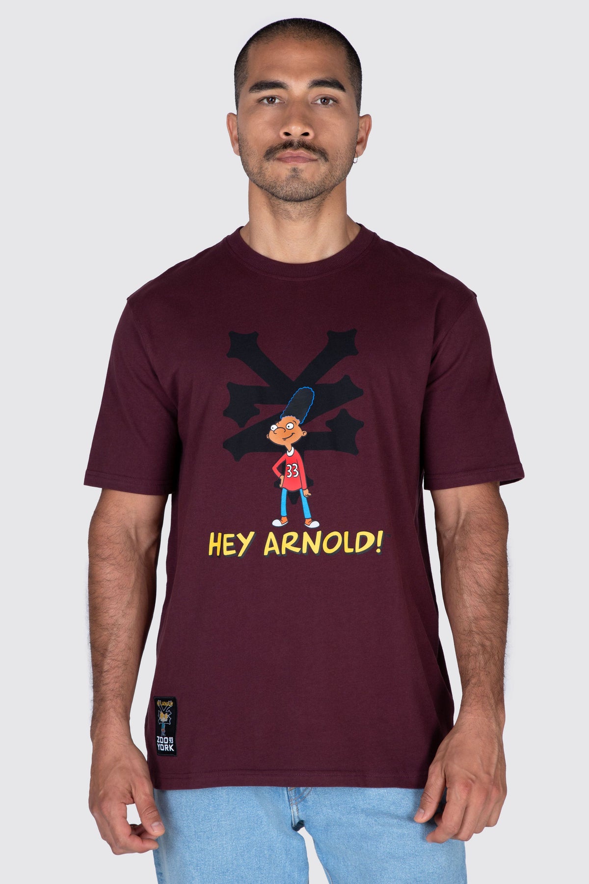 Polera M/C Arnold Friendship Burdeo Zoo York