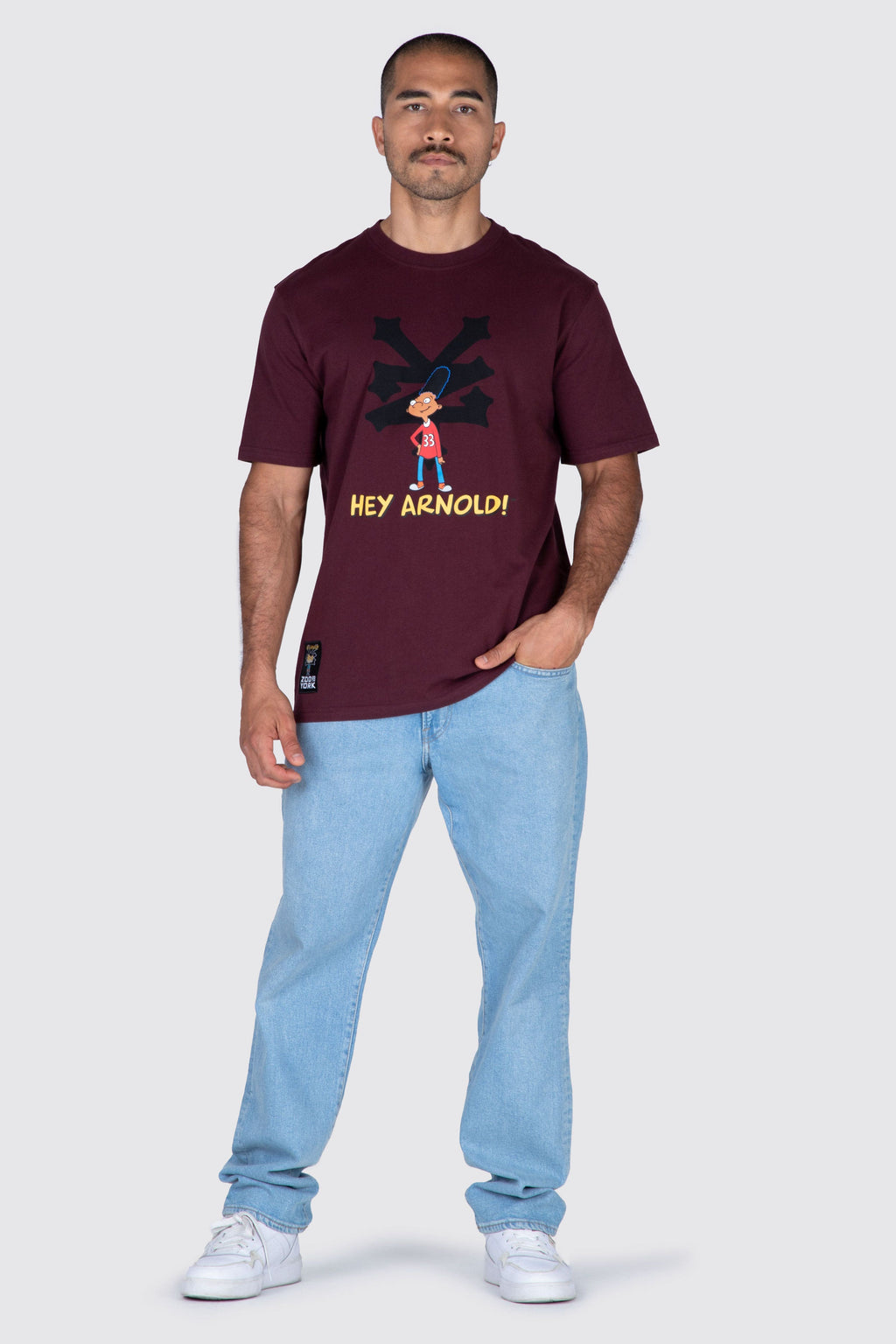 Polera M/C Arnold Friendship Burdeo Zoo York