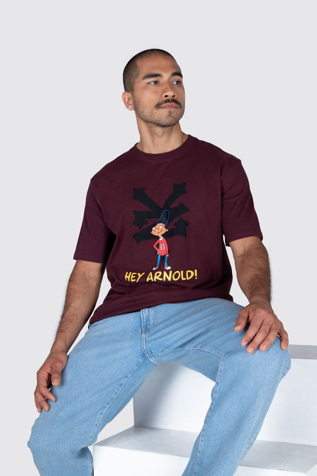 Polera M/C Arnold Friendship Burdeo Zoo York