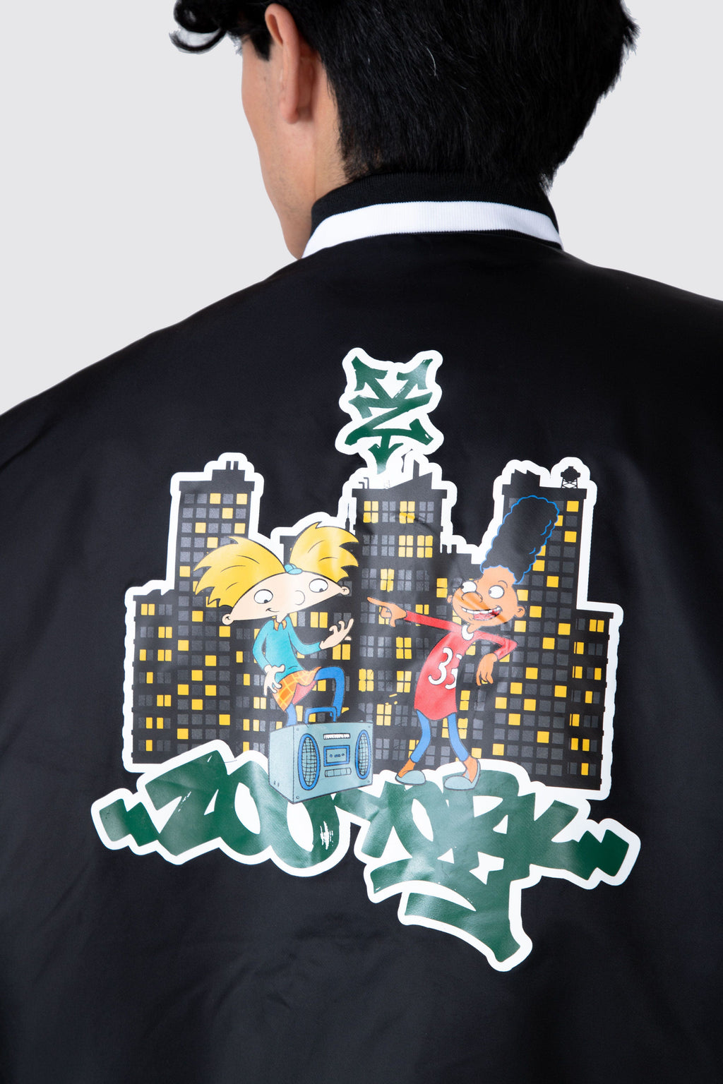 Chaqueta Bomber Arnold Besties Negro Zoo York