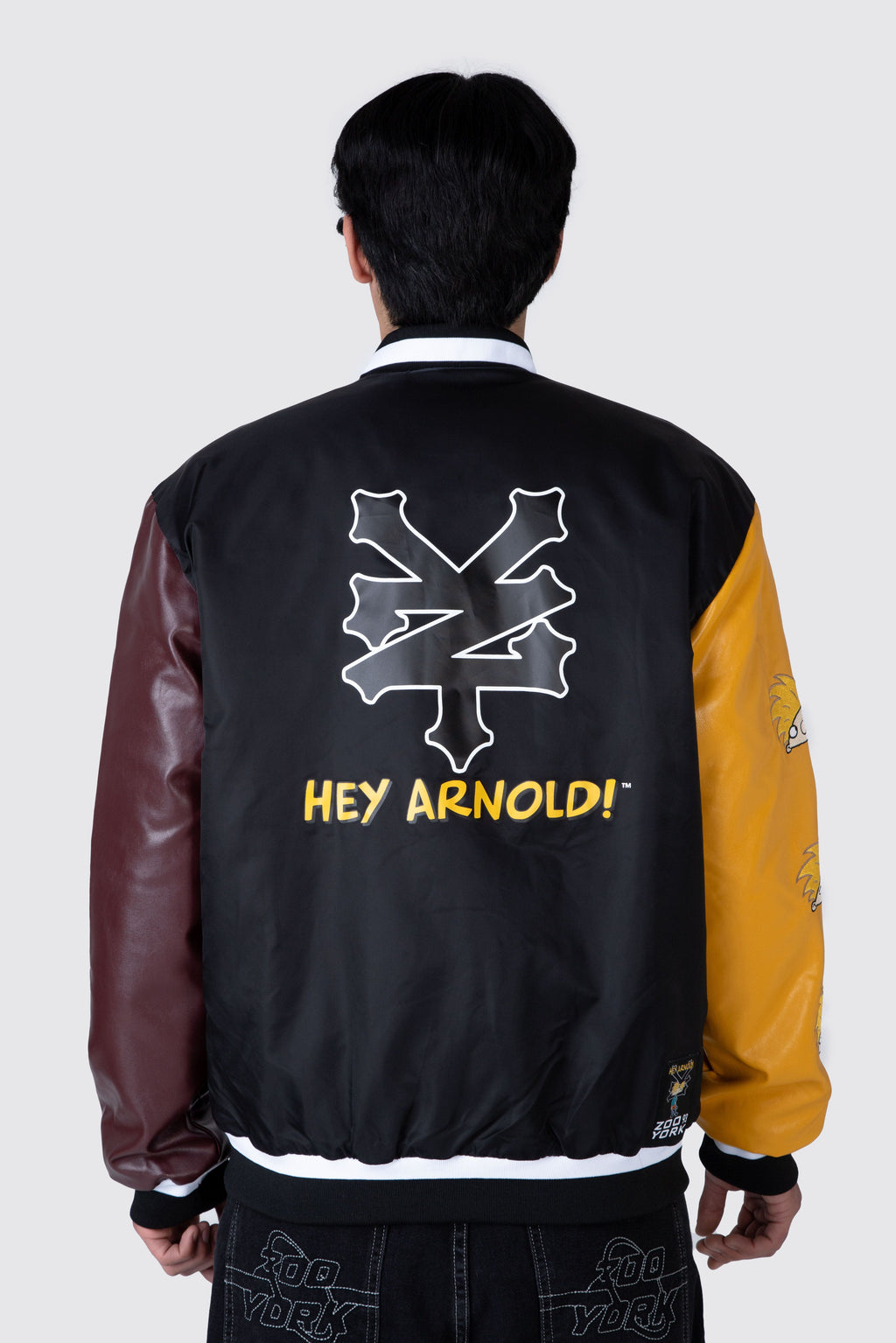 Chaqueta Bomber Arnold Homie Negro Zoo York