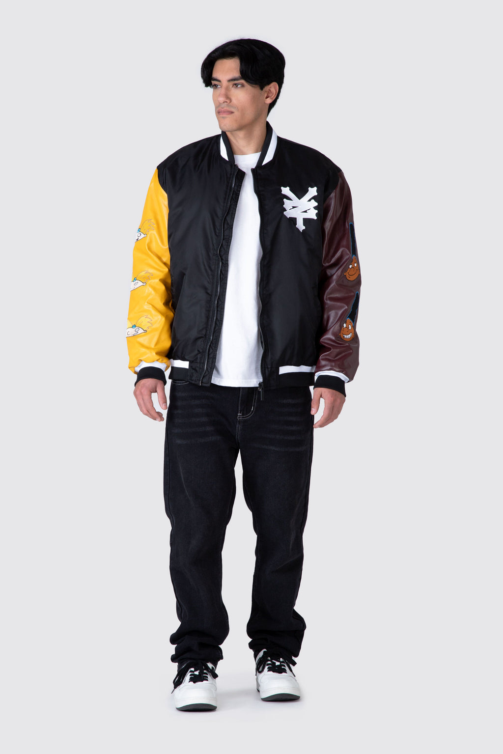 Chaqueta Bomber Arnold Homie Negro Zoo York