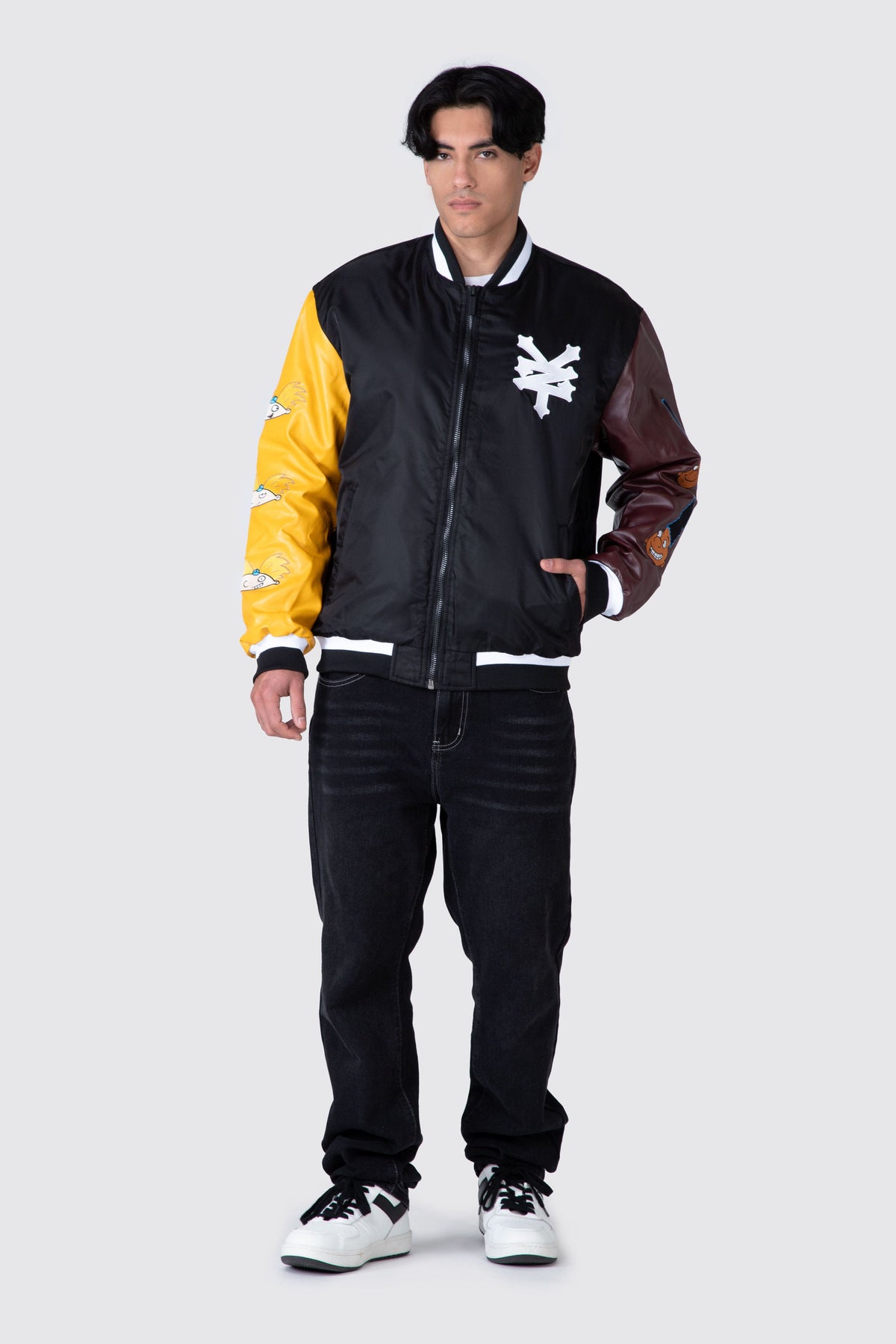 Chaqueta Bomber Arnold Homie Negro Zoo York