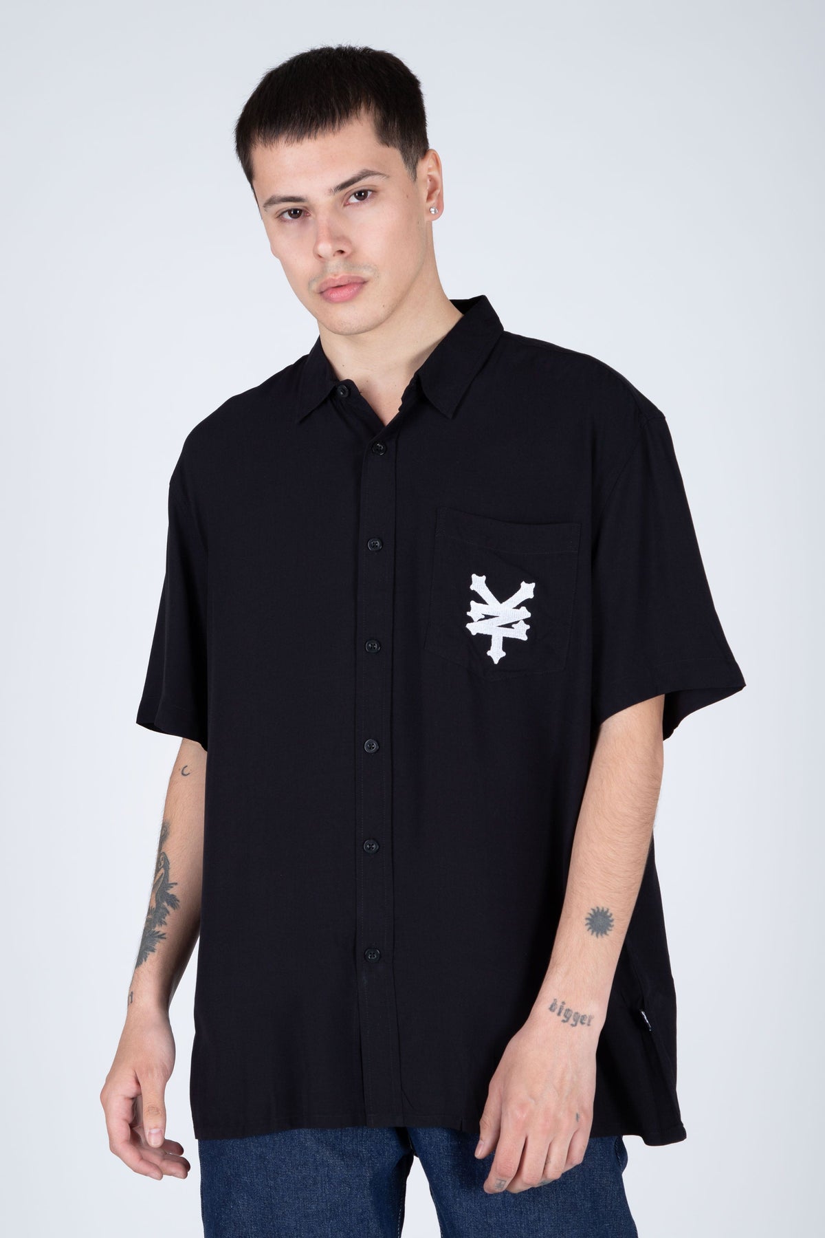 Camisa M/C Original Two Negro Zoo York