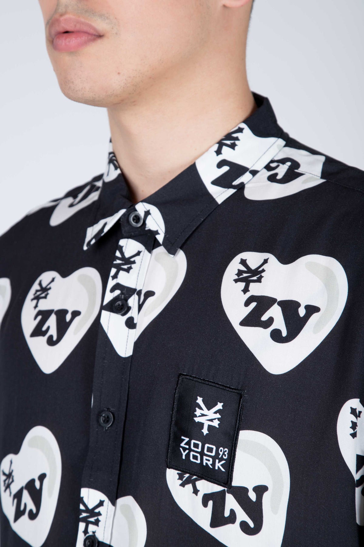 Camisa M/C Fun Love Negro Zoo York