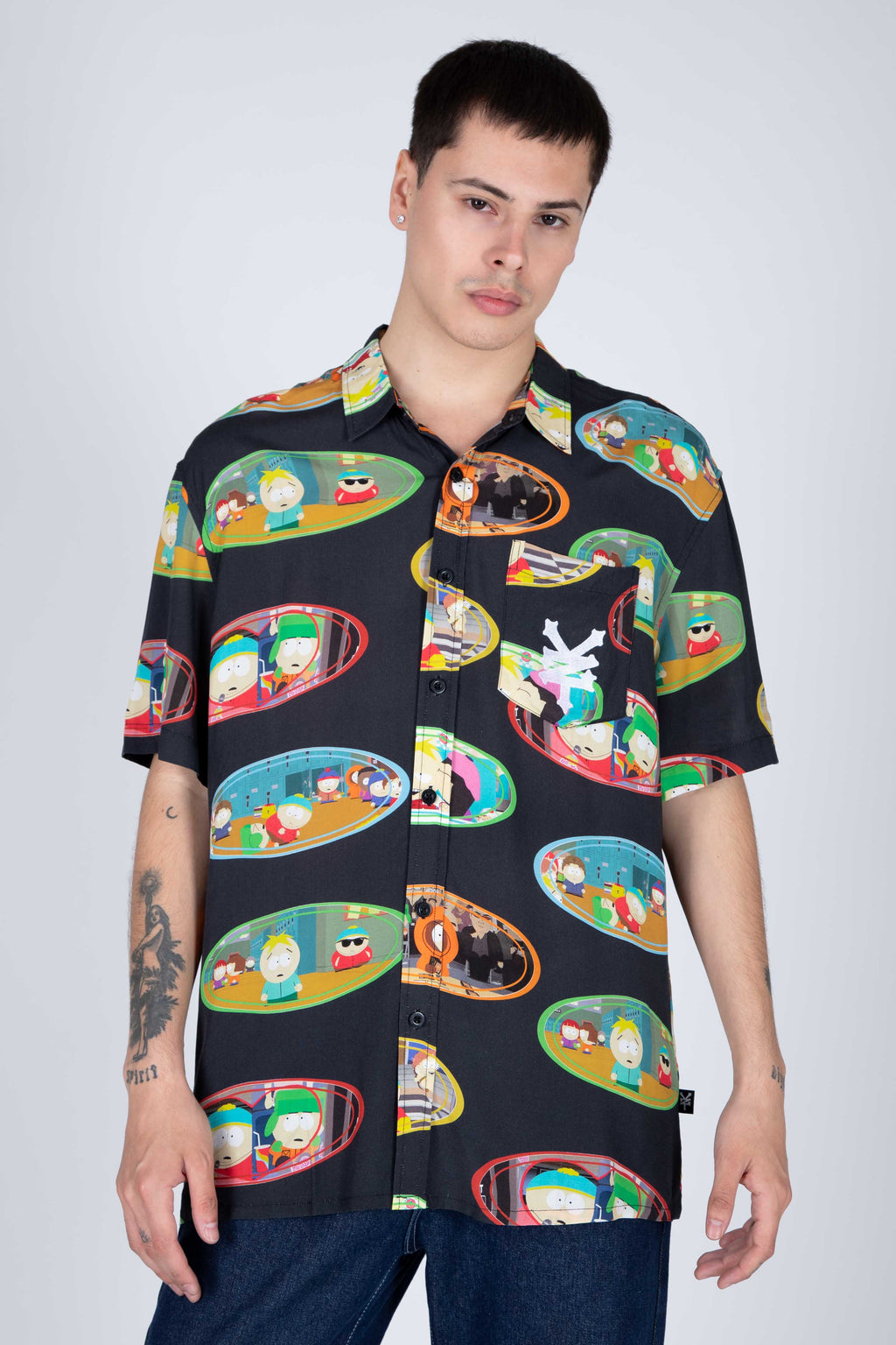 Camisa M/C South Park Episodes Negro Zoo York