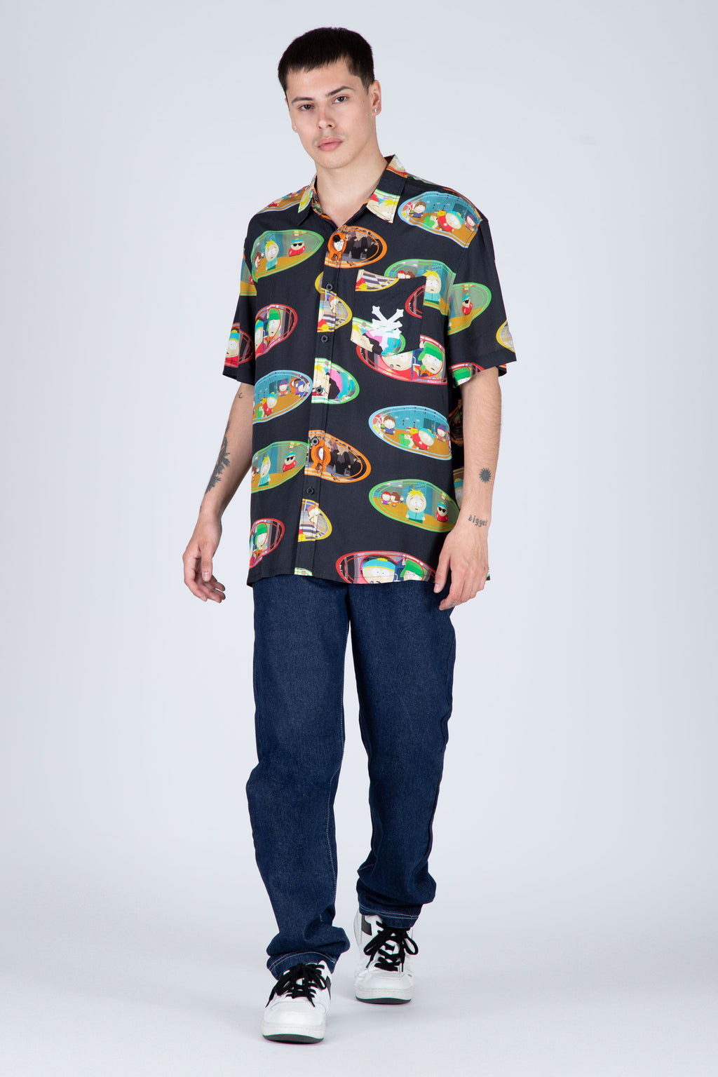 Camisa M/C South Park Episodes Negro Zoo York