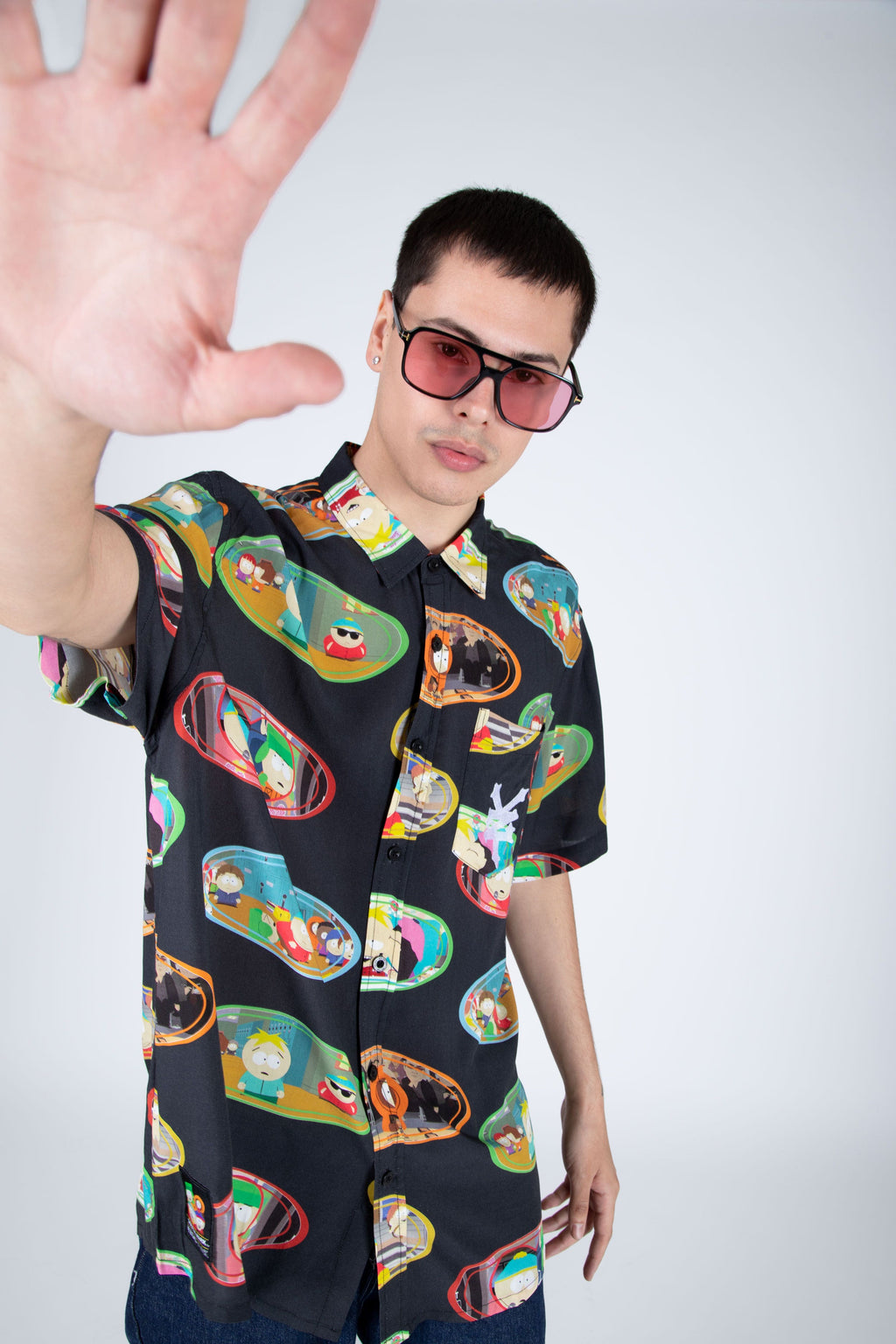 Camisa M/C South Park Episodes Negro Zoo York