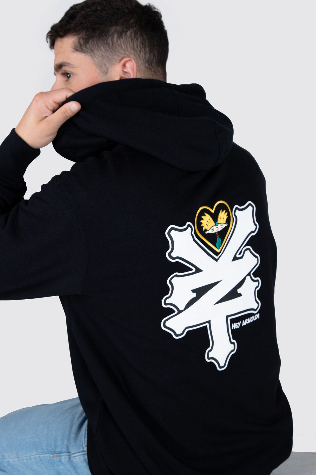 Poleron Zip Arnold Sk8R Negro Zoo York