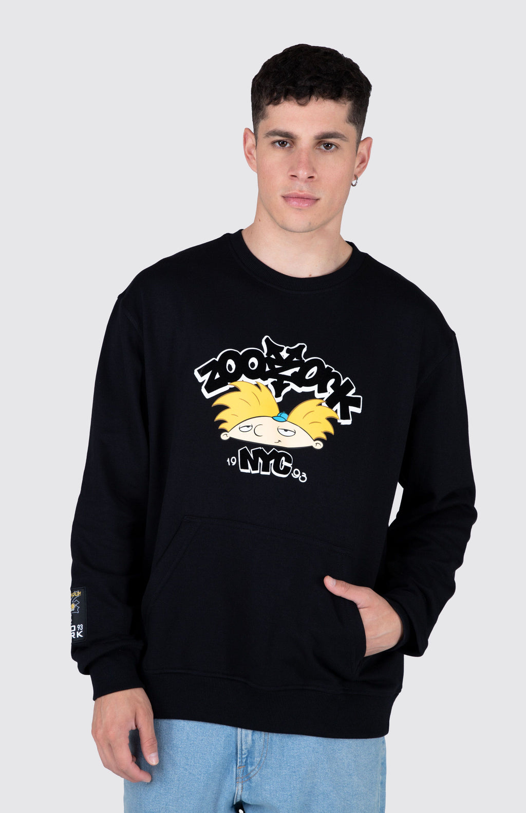 Poleron Crew Neck Arnold Myself Negro Zoo York