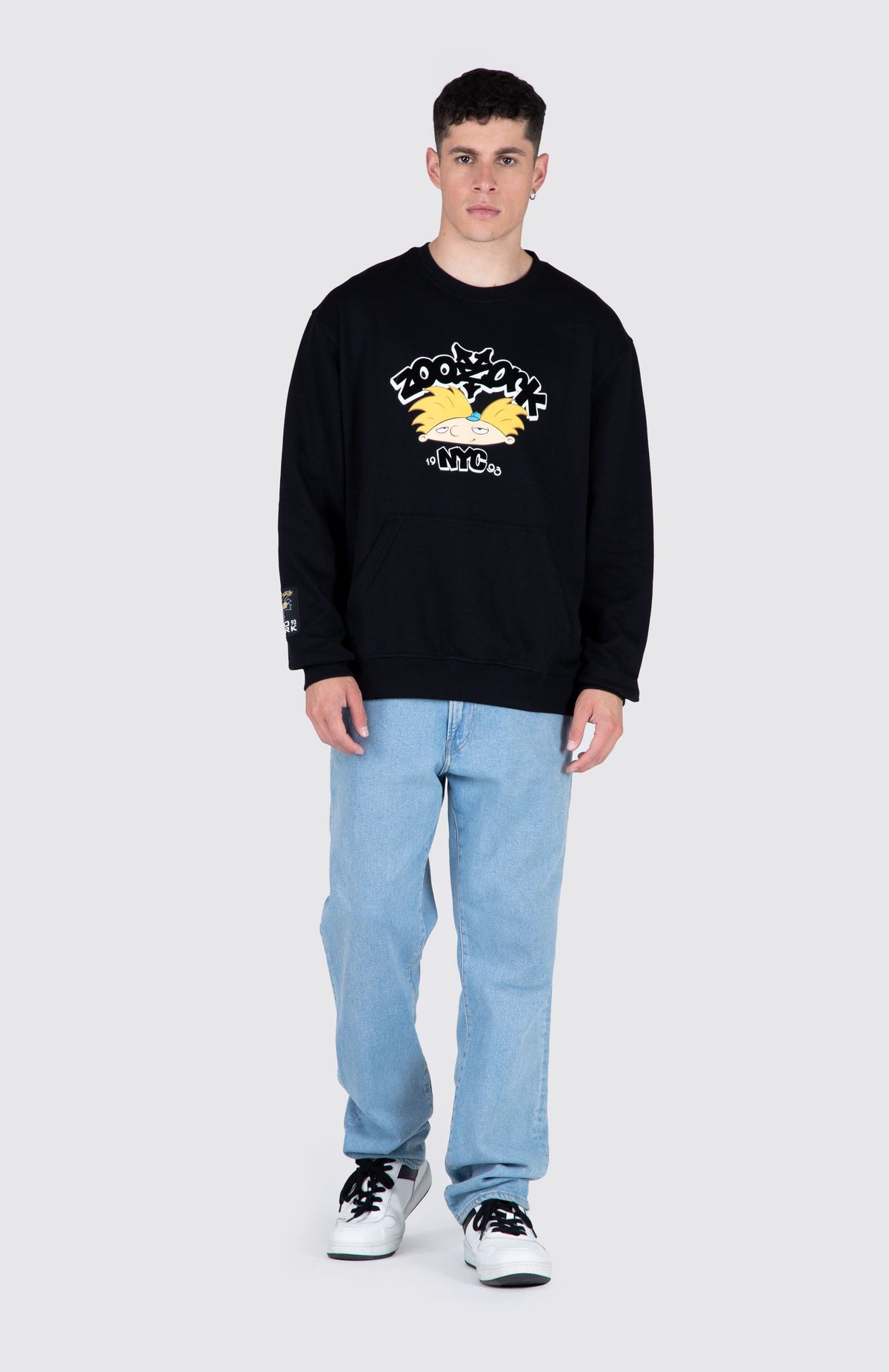 Poleron Crew Neck Arnold Myself Negro Zoo York