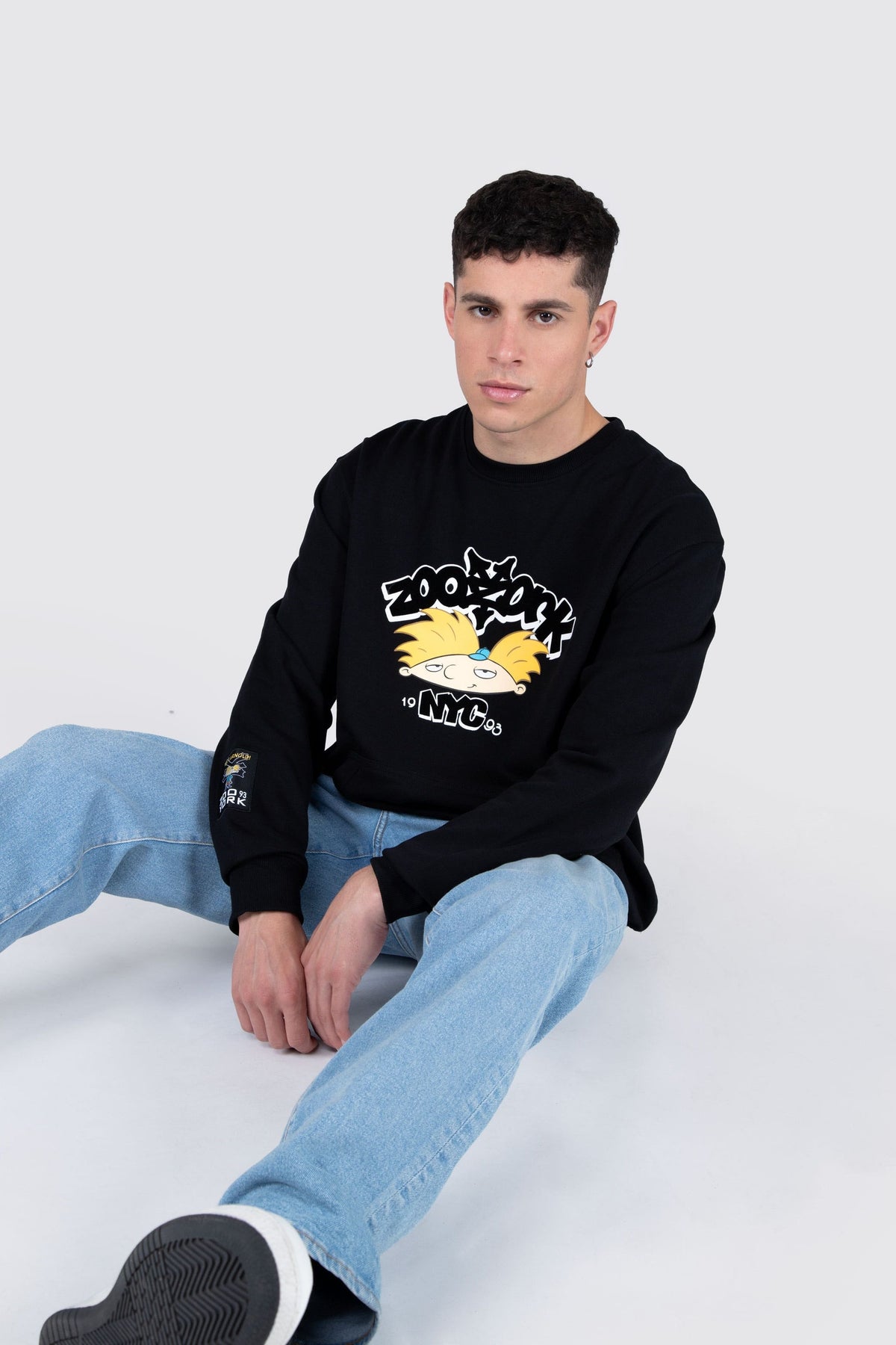Poleron Crew Neck Arnold Myself Negro Zoo York