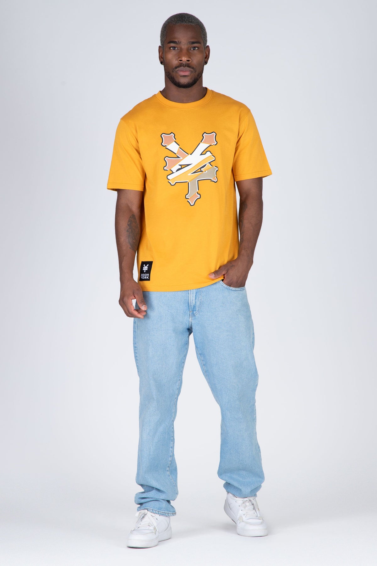Polera M/C Bauhaus Mostaza Zoo York