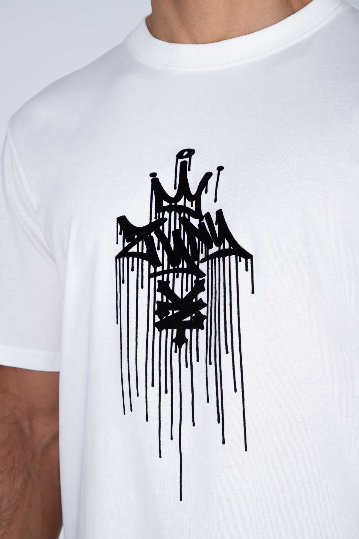 Polera M/C Drip Kings Blanco Zoo York