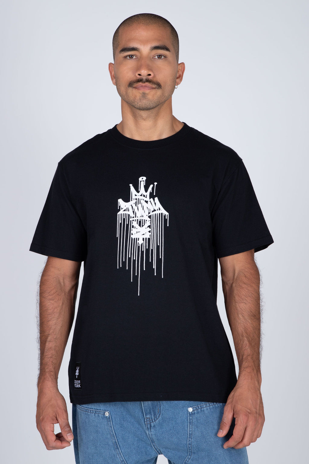 Polera M/C Drip Kings Negro Zoo York