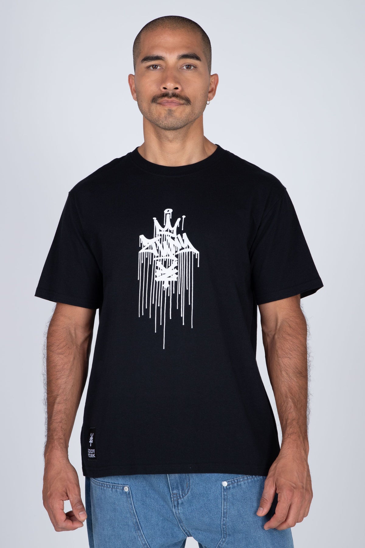 Polera M/C Drip Kings Negro Zoo York