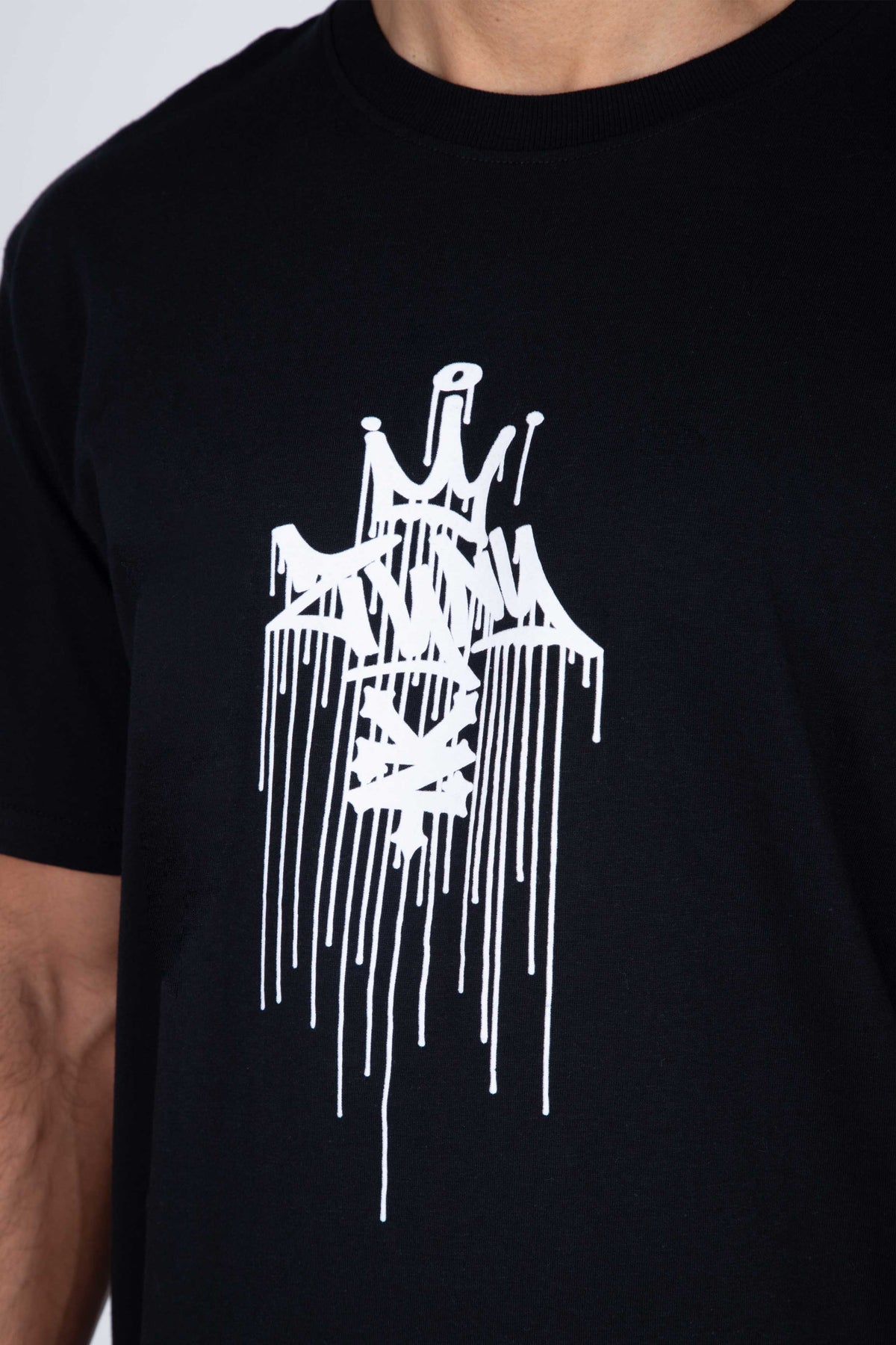Polera M/C Drip Kings Negro Zoo York
