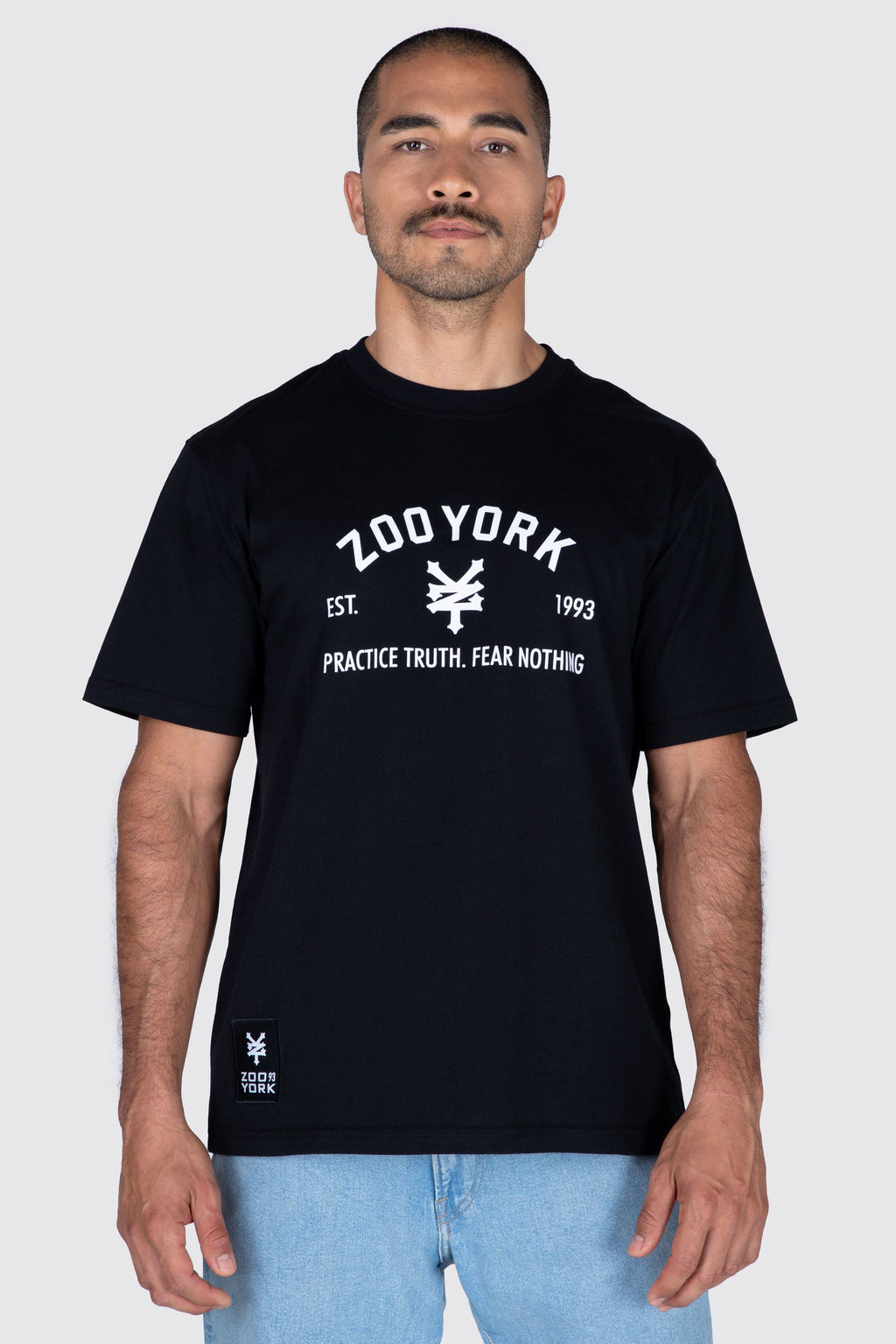 Polera M/C Half Negro Zoo York
