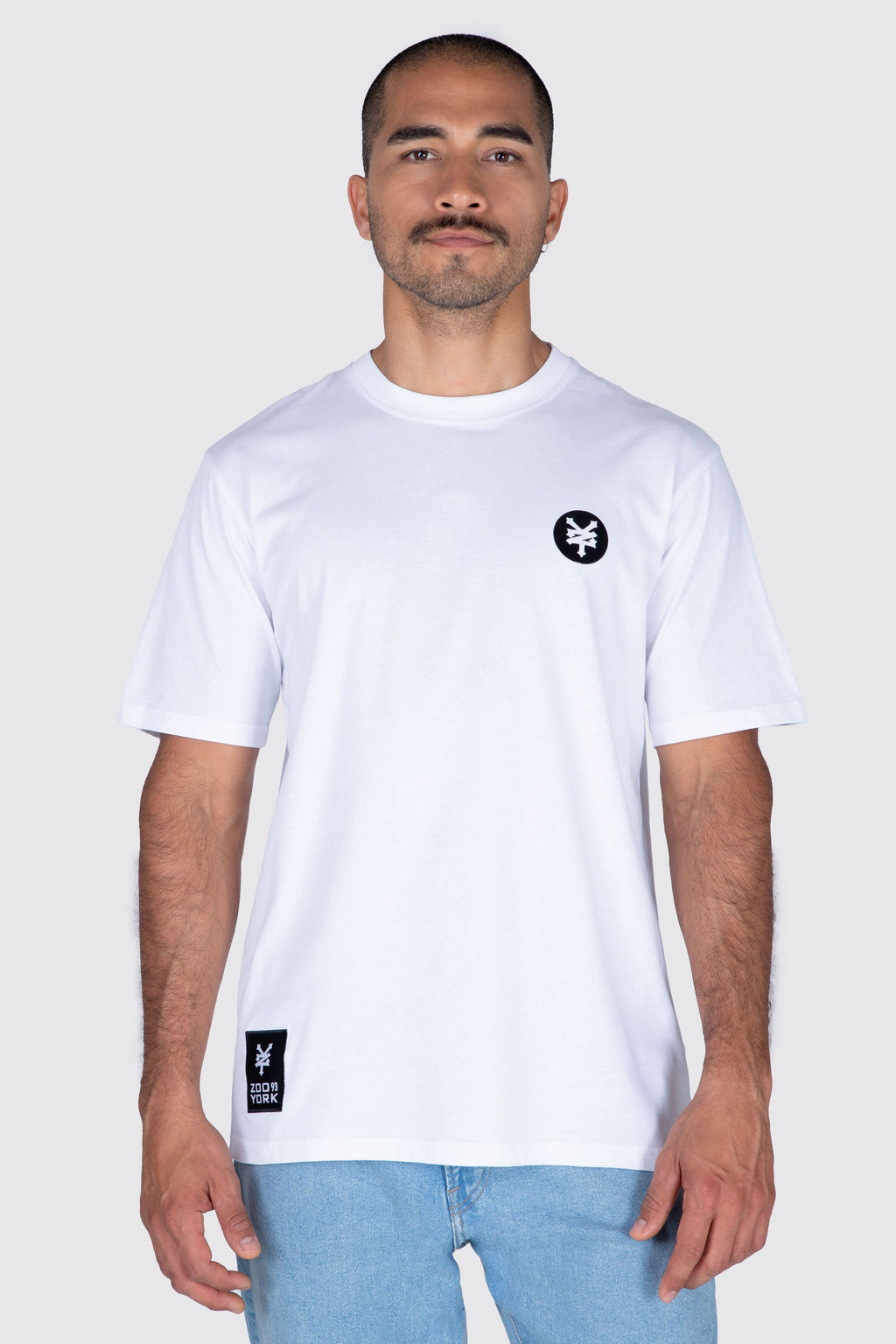 Polera M/C Liquid Stamp Blanco Zoo York