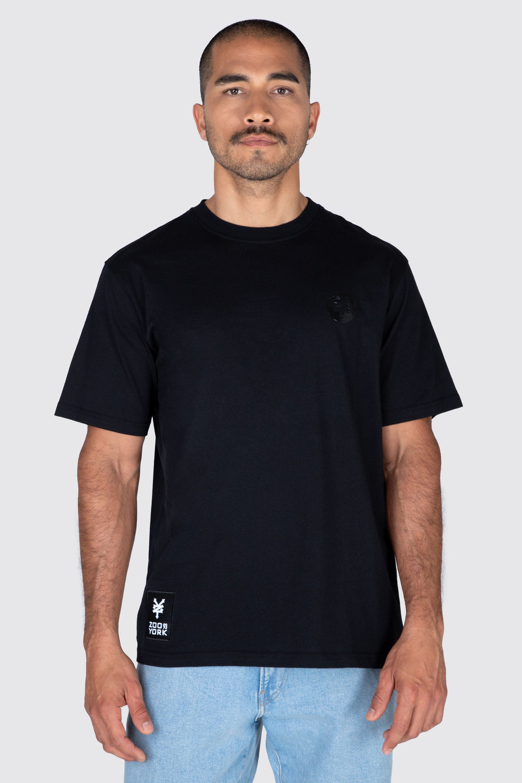 Polera M/C Liquid Stamp Negro Zoo York