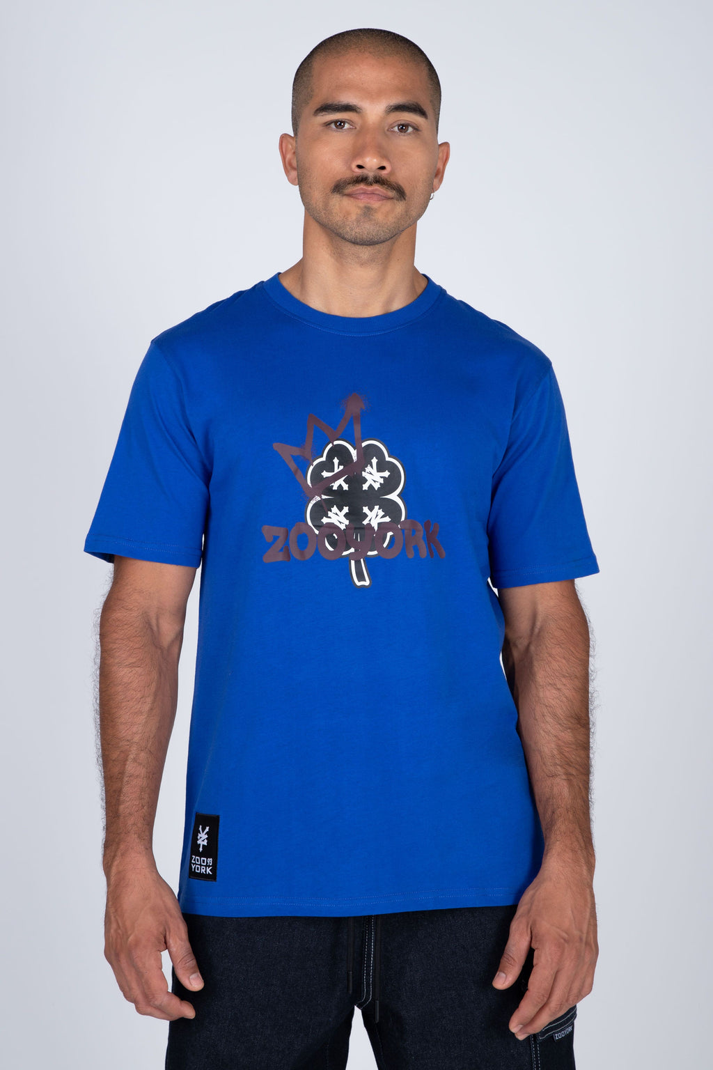 Polera M/C Lucky Kings Azul Zoo York