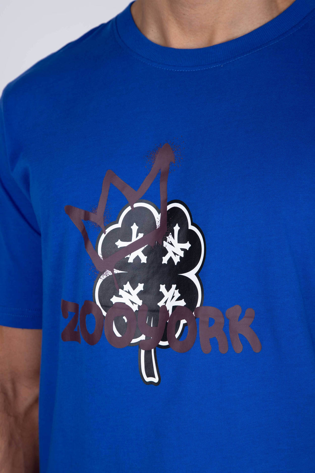 Polera M/C Lucky Kings Azul Zoo York