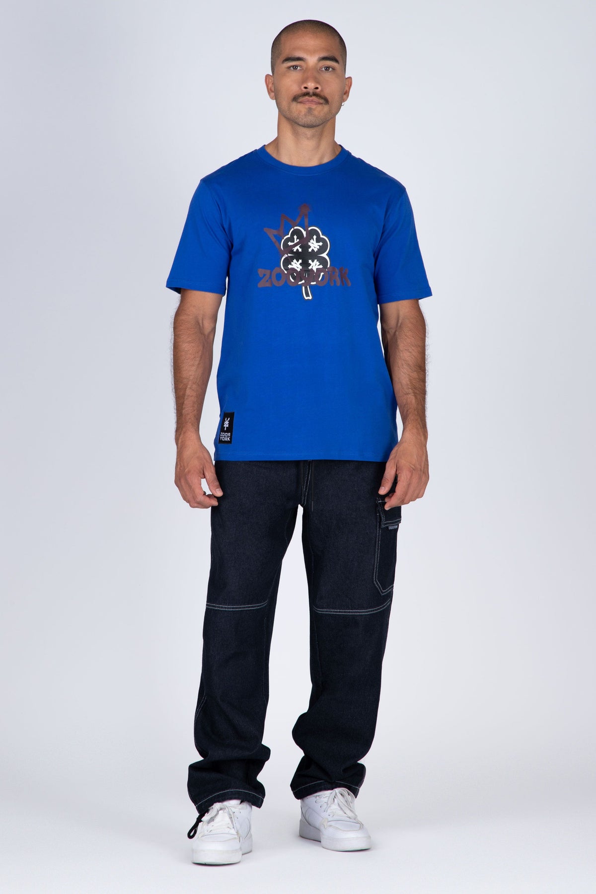 Polera M/C Lucky Kings Azul Zoo York