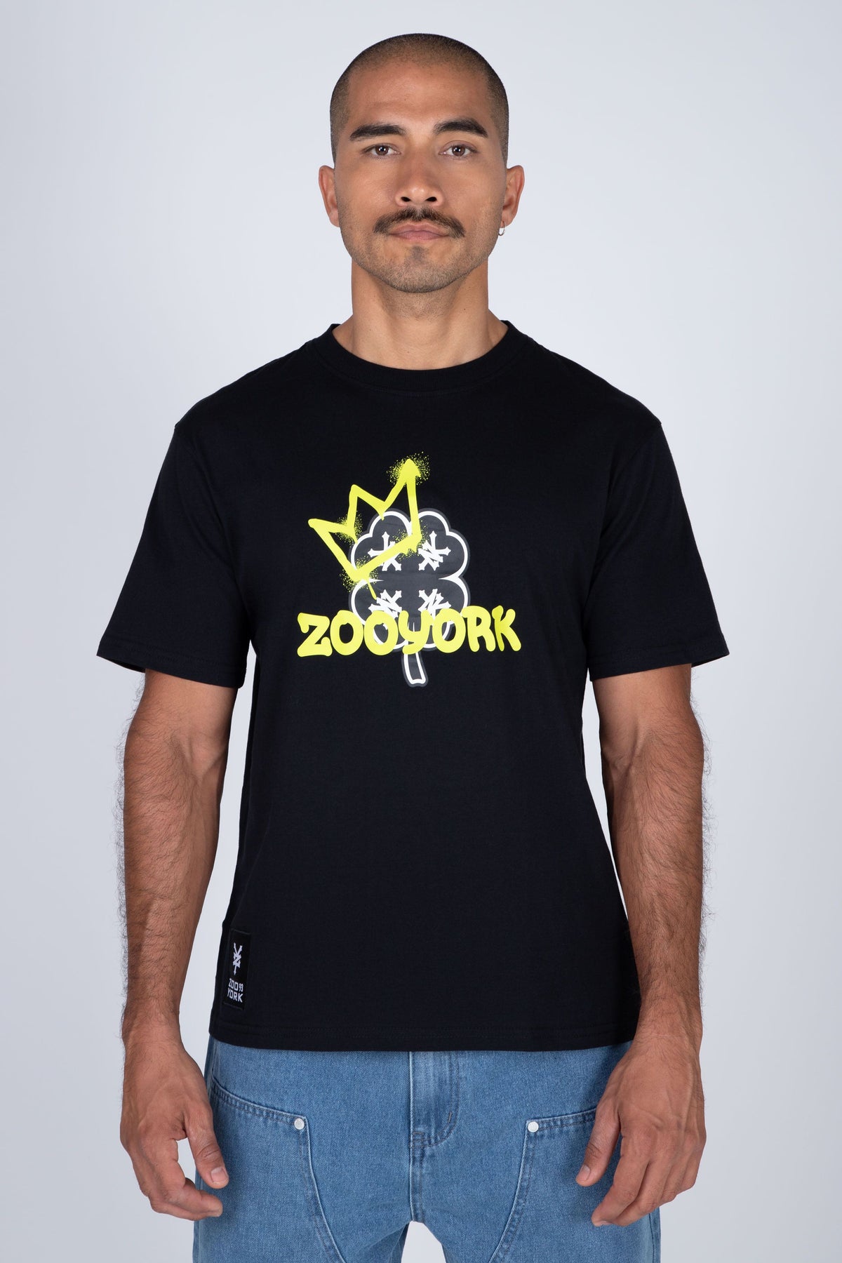 Polera M/C Lucky Kings Negro Zoo York