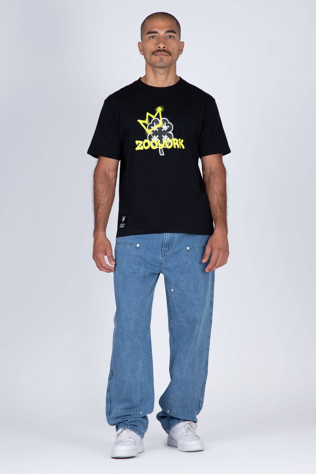Polera M/C Lucky Kings Negro Zoo York