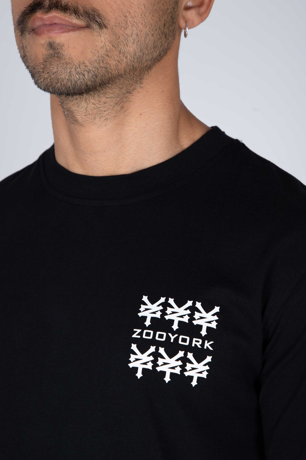 Polera M/C Record Negro Zoo York