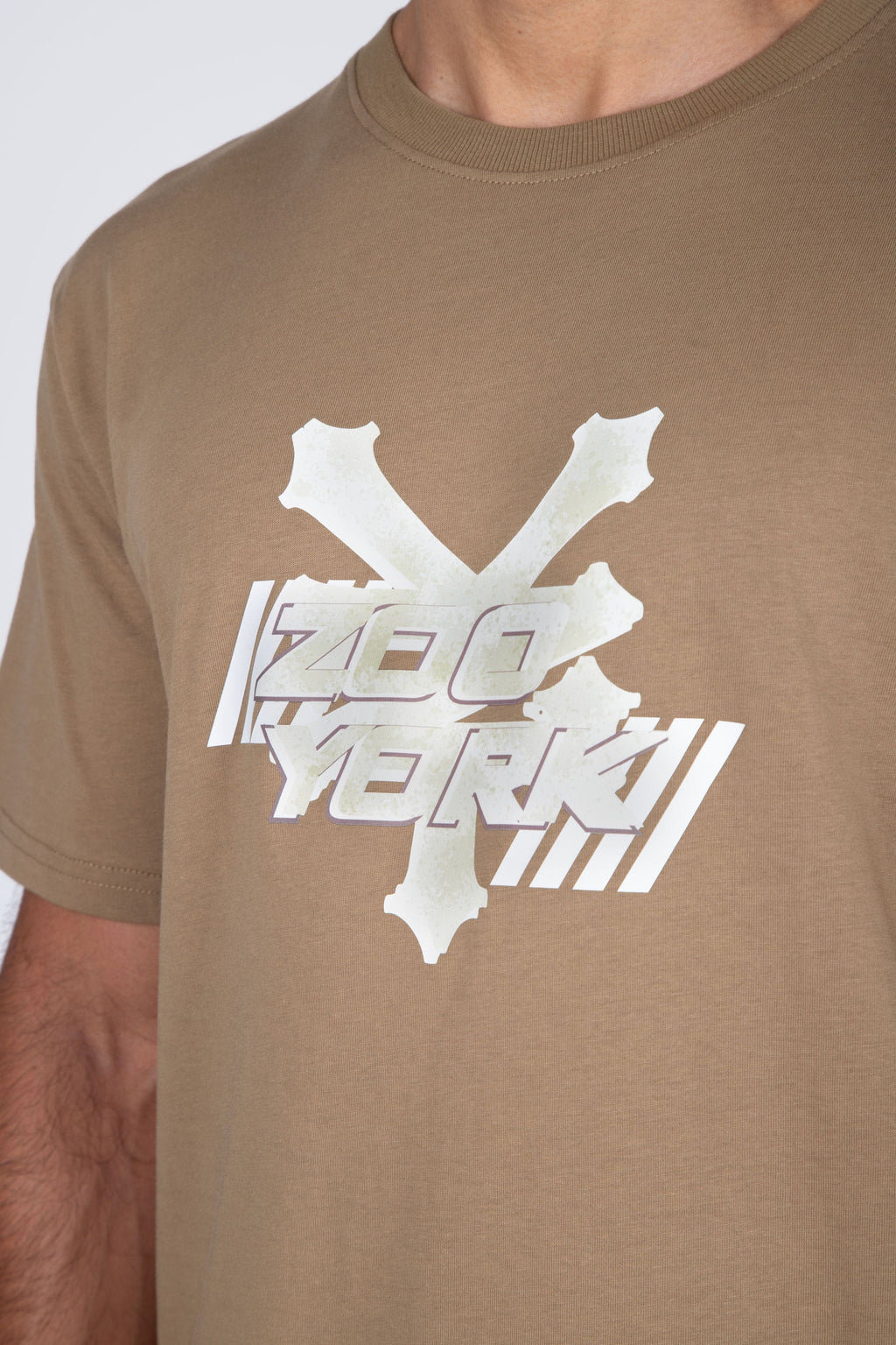 Polera M/C Spray Beige Zoo York