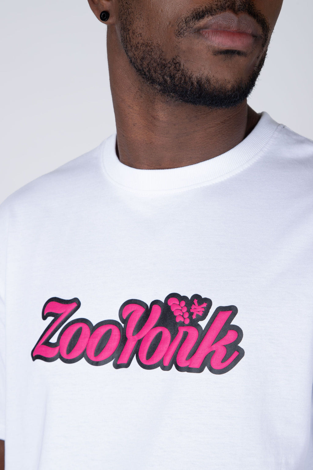 Polera M/C Try Me Blanco Zoo York