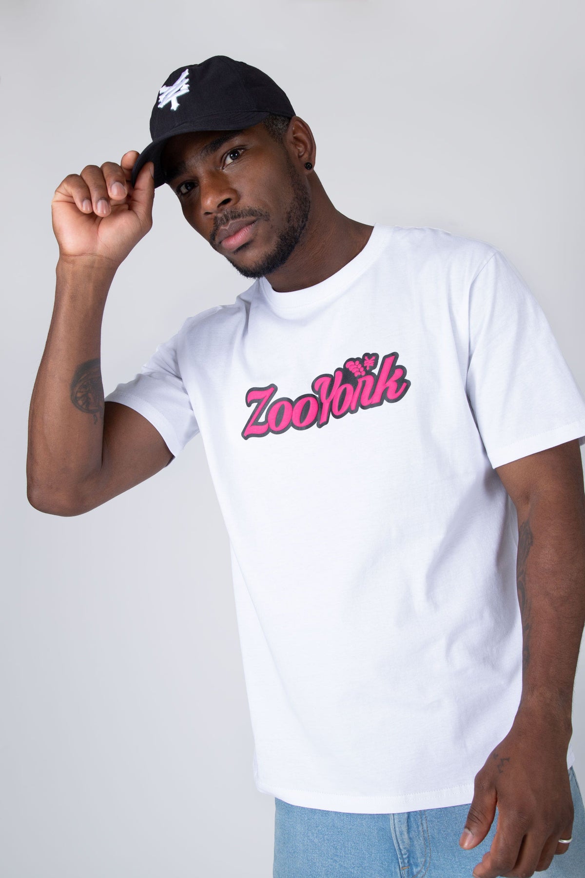Polera M/C Try Me Blanco Zoo York