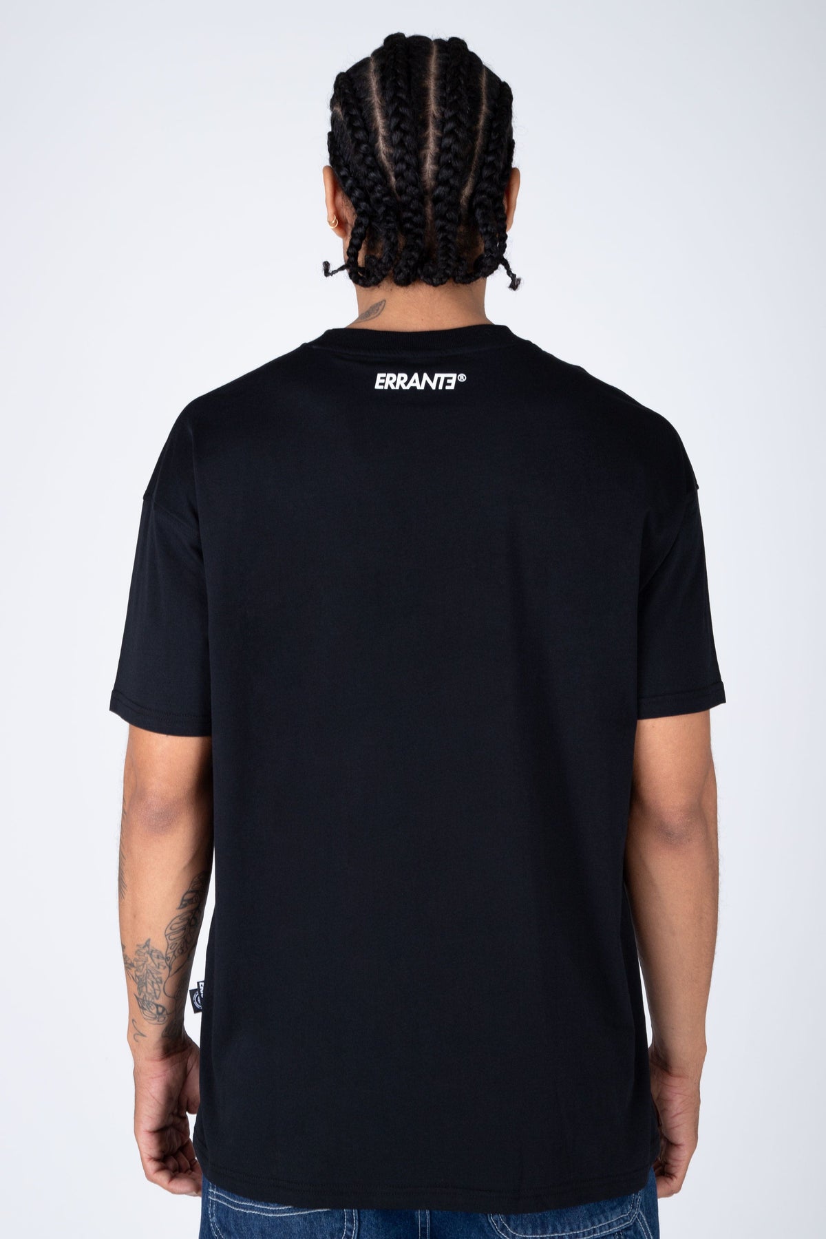 Polera M/C Dooble Box Negro ERRANTE