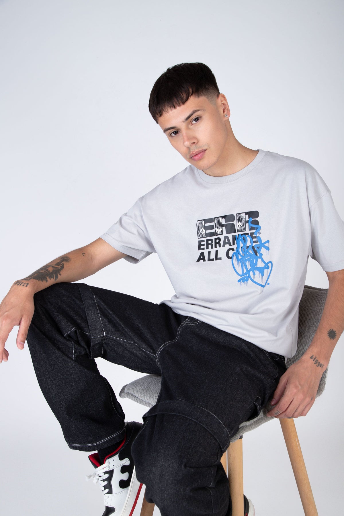 Polera M/C What Low Gris ERRANTE