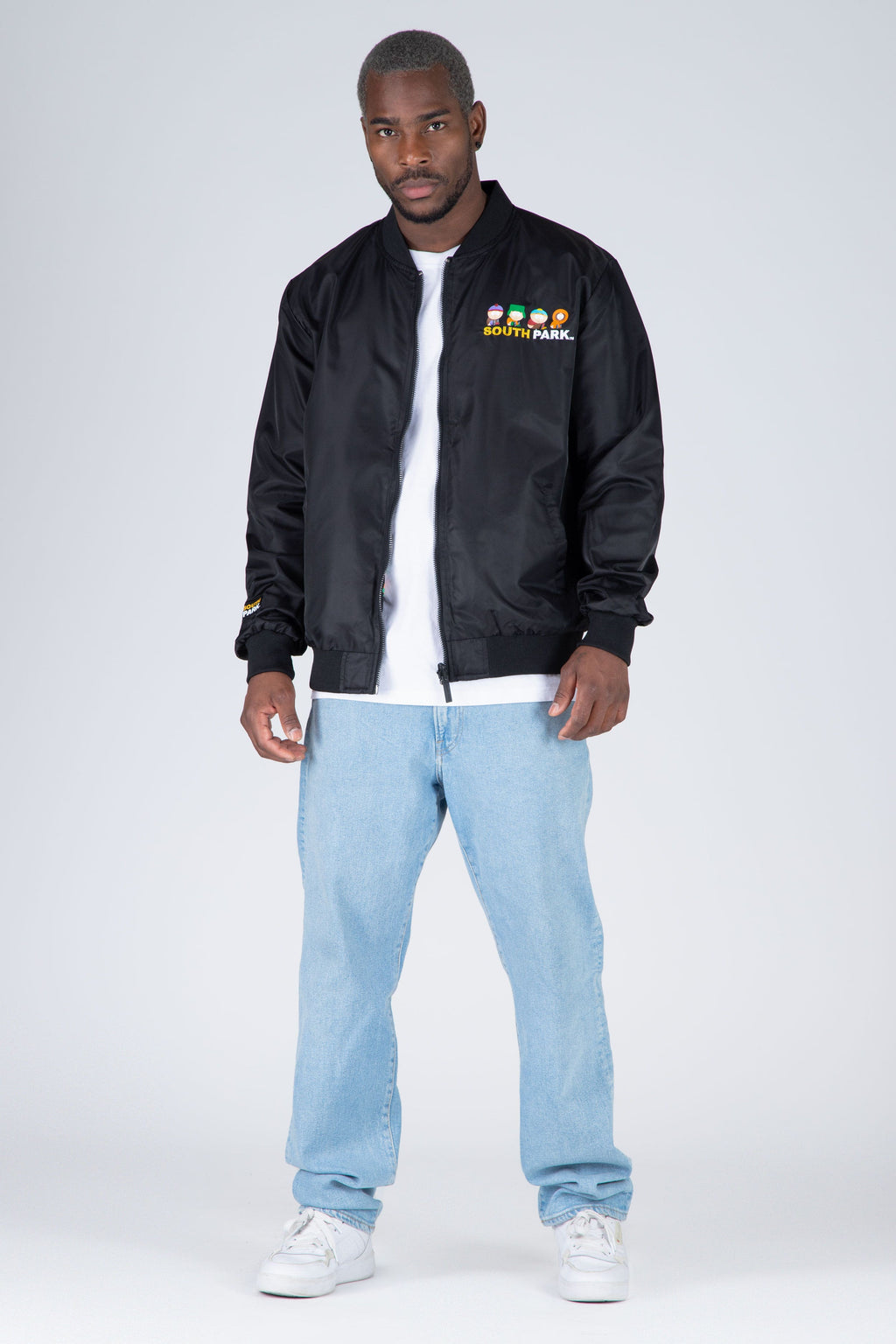 Chaqueta Reversible Bomber South Park All Bastards Negro Zoo York