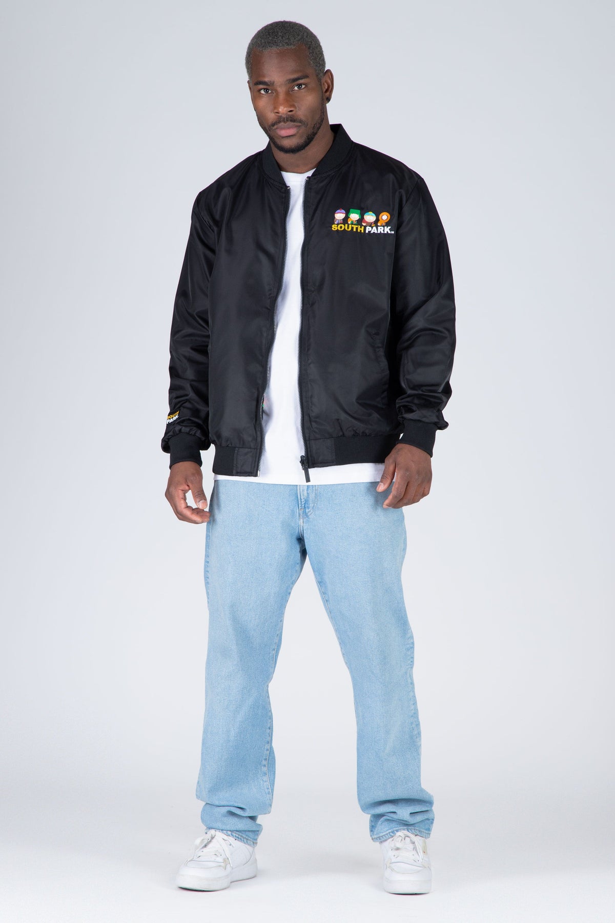 Chaqueta Reversible Bomber South Park All Bastards Negro Zoo York